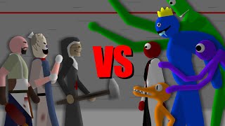 Keplerians Vs Rainbow Friends [Stick Nodes Animation]