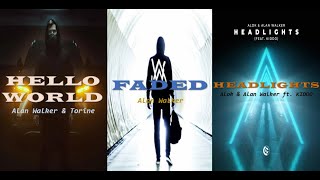Hello World ✘ Faded ✘ Headlights (T10YOB Mashup) Alan Walker • Alok • Torine • KIDDO