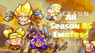 ALL NEW SEASON 86 EMOTES | CLASH ROYALE SEASON 86 EMOTES | HERO VALKYRIE AND HERO BERSERKER EMOTES