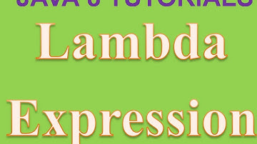 Lambda Expression in Java 8