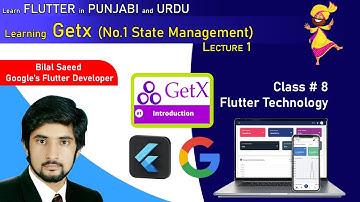 State Managment Lecture # 1 - GETX - Flutter in HINDI, URDU - Easy Way - + Folder Structuring