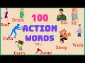 Action words || 100 Action words in English|| Verbs||