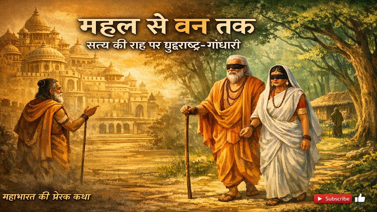 महल से वन तक: सत्य की राह पर धृतराष्ट्र-गांधारी
