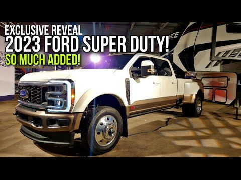 ALL NEW 2023 Ford Super Duty Truck! A New Engine! EXCLUSIVE REVEAL!
