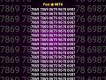 find the number 9876 #braingame #wordpuzzlegame #puzzlefrenzy #bitcoin #mathematics #butifyouclose