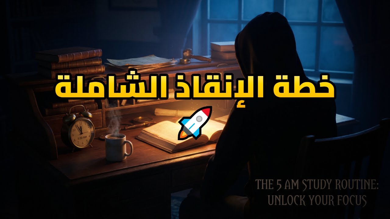 وداعاً للكسل والتسويف: الروتين الدراسي السحري الذي يخفيه عنك الأوائل 🤫📚