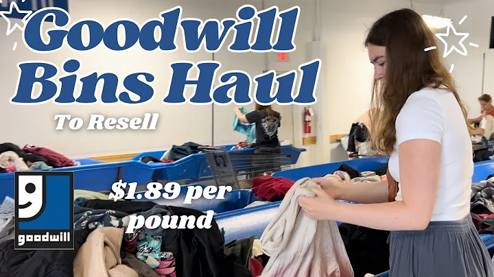GOODWILL OUTLET BINS THRIFT HAUL | Iowa Location | Finds To Resell On Poshmark, Ebay, and Depop