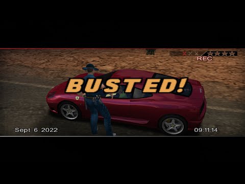 Need For Speed Hot Pursuit 2 PS2 Busted Scenes 
