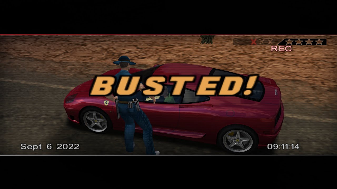 Need for Speed Hot Pursuit 2 PS2 Busted Scenes YouTube