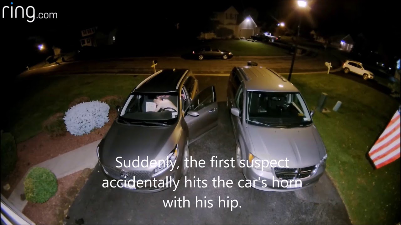 Car break-in in Clay, NY, caught on camera