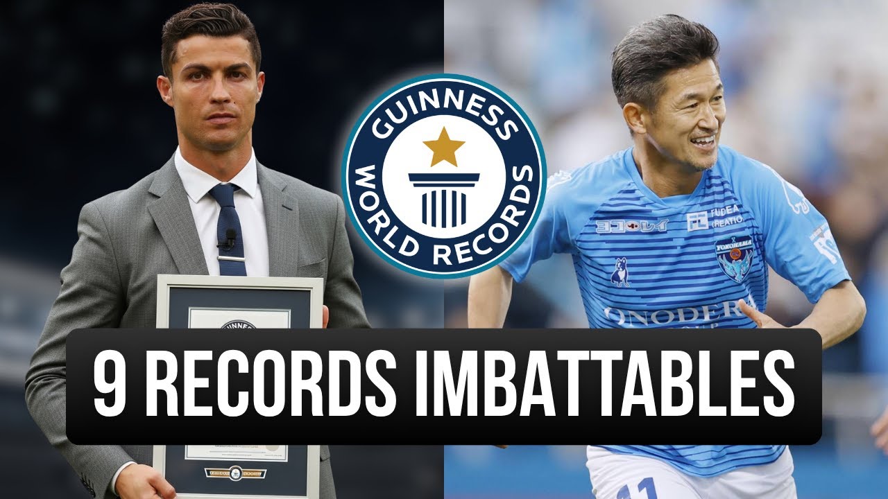 9 RECORDS du FOOTBALL IMPOSSIBLES à battre en 9 MINUTES !