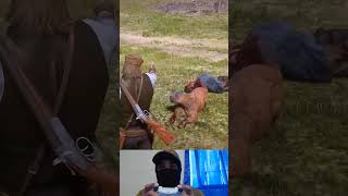 Great survival skills stupid 🤦🤣 #rdr2 #RDR #reddeadredemption2 #rdr2gameplay #reddeadredemption