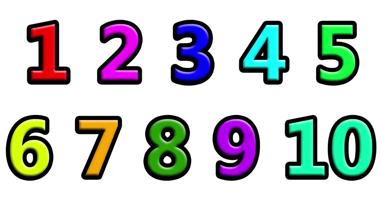 5 ти и 10 ти. Цифры до 10. Цветные цифры от 1 до 10. Разноцветные карточки с цифрами. Цифры от 1 до 10 для детей.
