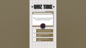 JavaScript Quiz Time