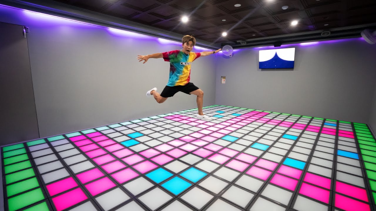 바닥 레이저 피하기 해봄