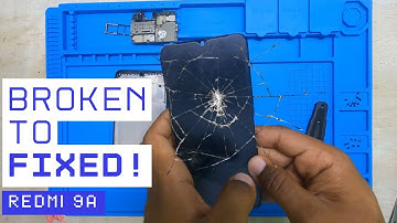🔥Professional Redmi 9A Screen Replacement – From Damaged to Good as New🔧😱📱