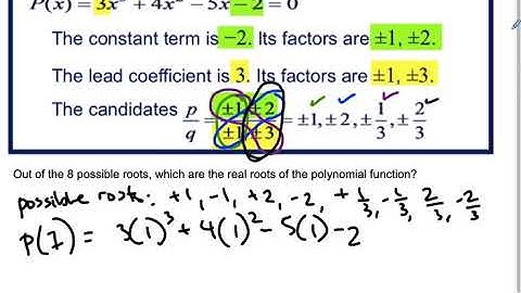 Rational Root Theorem Example 1