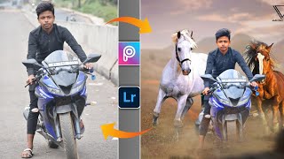 PicsArt New Photo Editing Background Change 🔥// Horse Photo Editing screenshot 5
