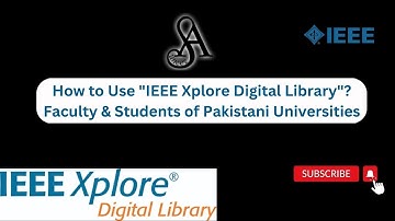 Free Access to IEEE Xplore Digital Library for Pakistani HEIs | GCWUF | Suneeza