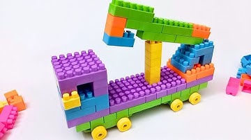 Satisfying DIY Lego Crane Truck - ASMR Building Blocks - Block Game #buildingblocks #lego #asmrsound