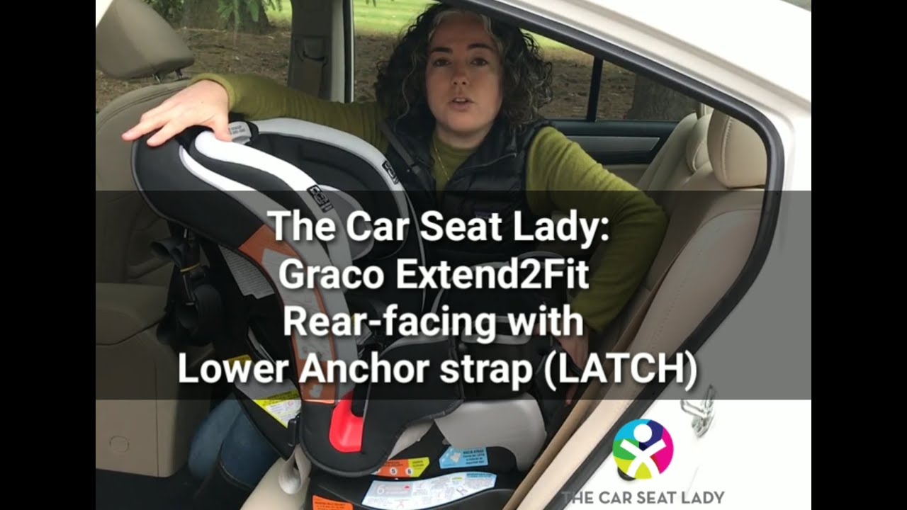 installing graco extend2fit rear facing