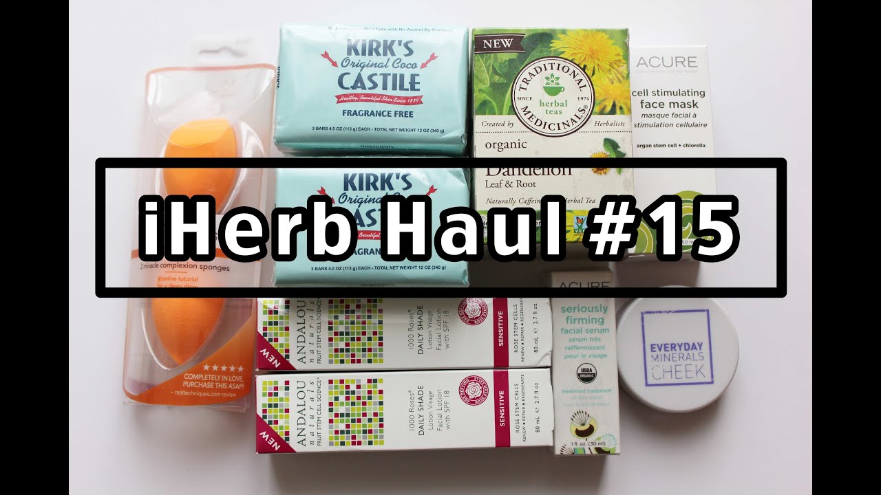 iHerb Haul #15 - Tea Blush Cream Oil Mask - YouTube Simply Irene