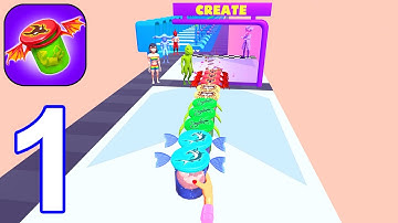 Clone Rush - Gameplay Walkthrough Part 1 All levels 1-10 (Android,iOS)