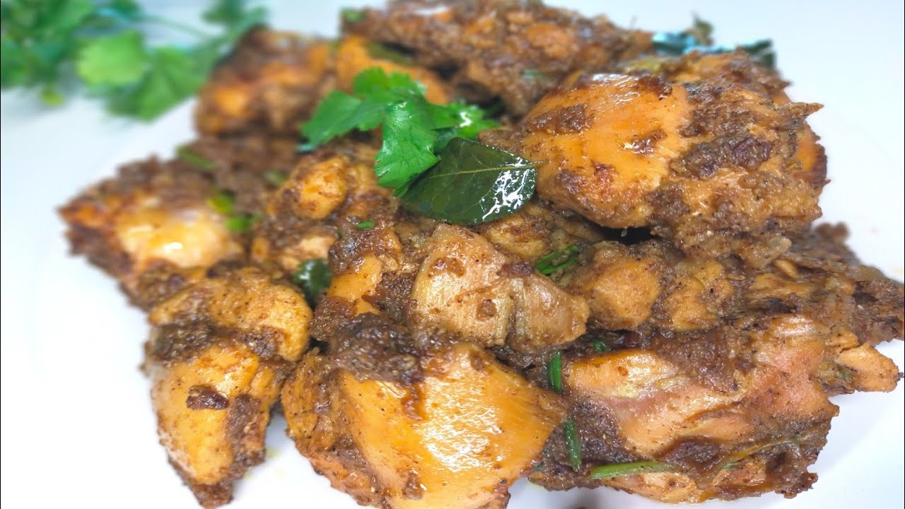 Pepper Chicken Dry Recipe l Simple Pepper Chicken Fry l How To Make