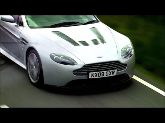Aston Martin v12 vantage  review by Jeremy clarkson old top gear series 13 class=
