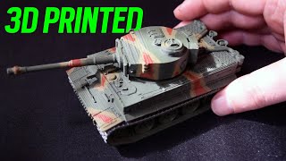 Tiger Tank - 3D Printed - Creality K1 3D Printer - Print Ideas - Best Free 3D Models
