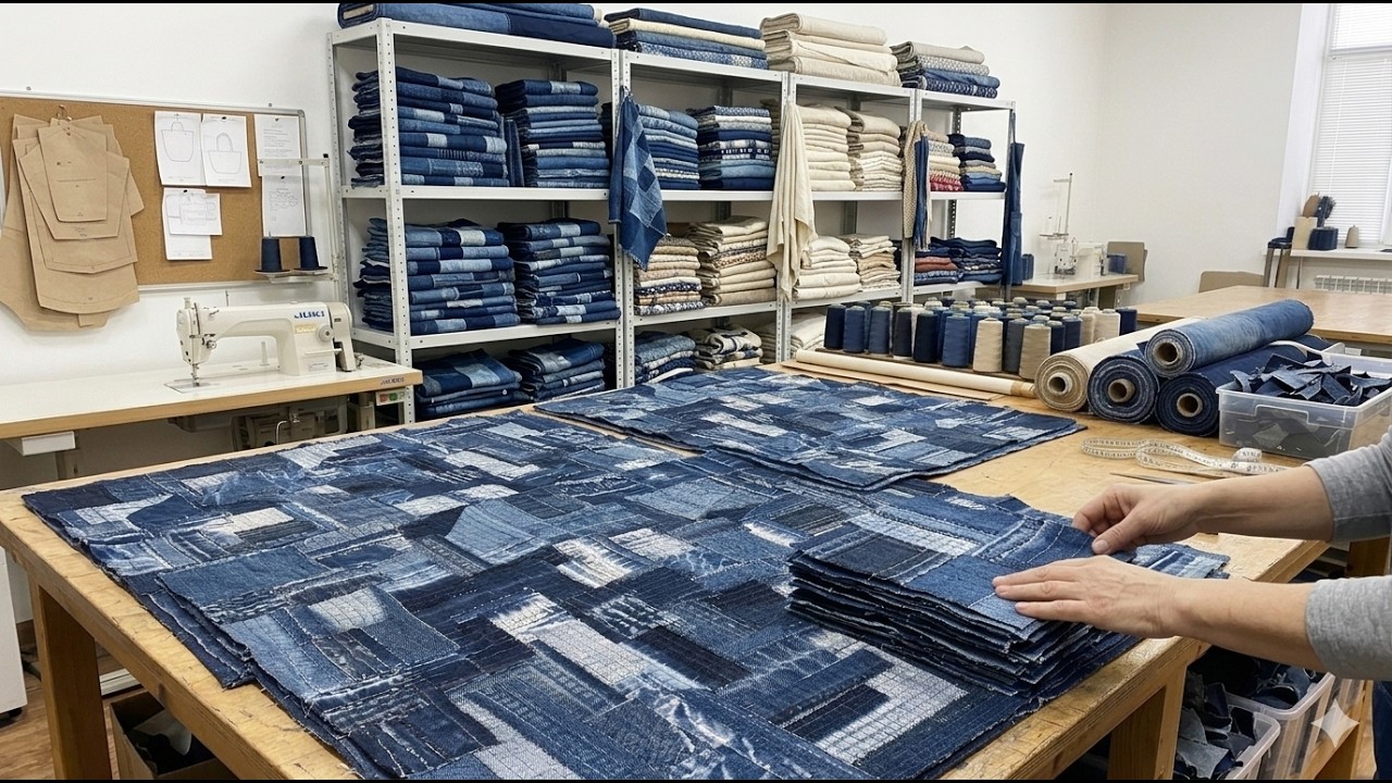 Шьем из джинсов НОВИНКУ которую вы точно нигде не видели! DIY denim! Upcycling!