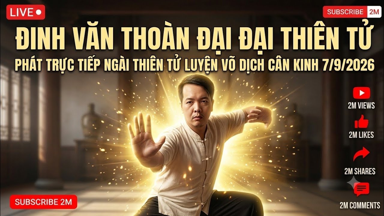 đinh văn thoàn đại đại thiên tử phát trực tiếp ngài thiên tử luyện võ dịch cân kinh 7/9/2026