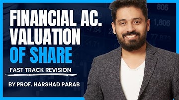 Valuation of Share Fast-Track Revision | Financial Accounting by Harshad Parab