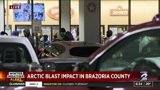 Widespread power outages in Brazoria County