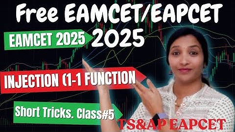 EAMCET/EAPCET 2025 Maths Shortcuts |How to solve Functions in seconds | Injection Function Shortcuts