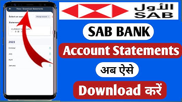 How To Check Sab Bank Account Statements | Sab Account details Kaise Dekhe