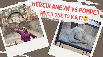 SHOULD YOU VISIT POMPEII or HERCULANEUM? 🤔