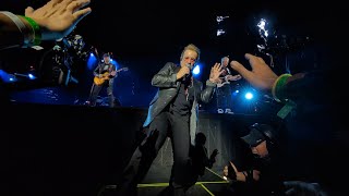 U2 Until the End of the World, Bono Sat On Me, Sphere Las Vegas 3/2/2024 Live Front Row Final Show