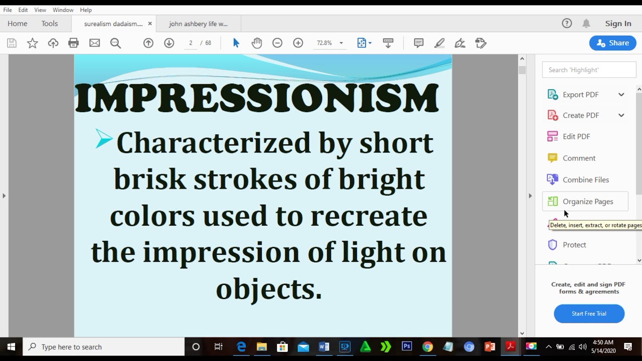 The Painter by John Ashbery,Dadism,Surealism,Expressionism