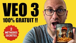 VEO 3 100% FREE? YES with my 2 SECRET methods (+ master prompt)