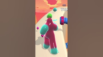 Blob Runner 3D | Crazy game play level 20 funniest moment iOS, android #Shorts #Blobrunner3D