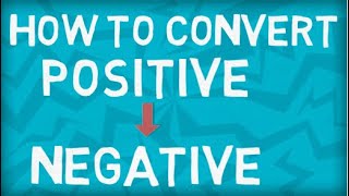 How to convert a Positive to Negative Sentence | Transformation | Rules | Examples | Exercise