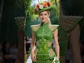 Bamboo Masterpiece: A Dress Made Entirely of Grass! 🌿👗