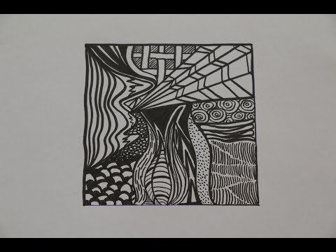 Vidéo: Que Sont Le Griffonnage Et Le Zentangle ?