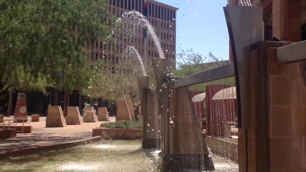 city-of-phoenix-water-fountain-phoenix-az-youtube