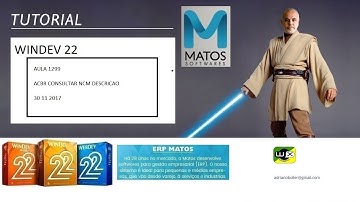 AULA 1299 WINDEV ACBR 009 NCM CONSULTA DESCRICAO