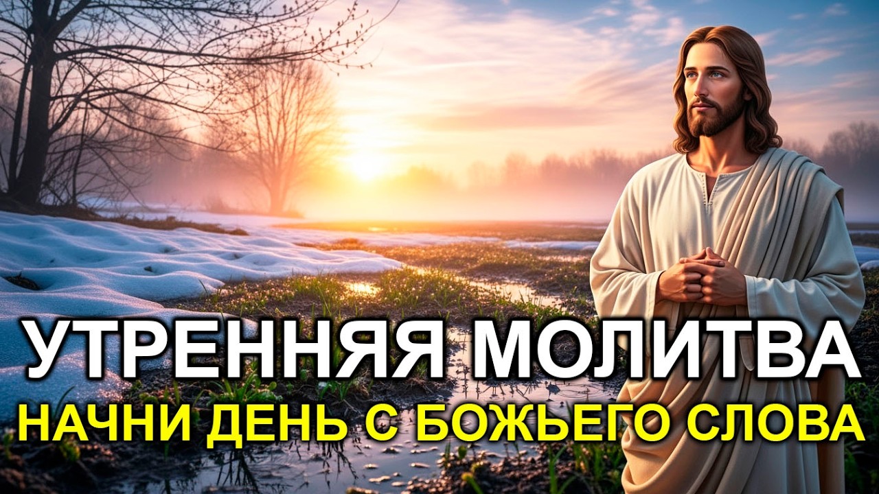 УТРЕННЯЯ МОЛИТВА Начни этот ДЕНЬ с Божьего Слова