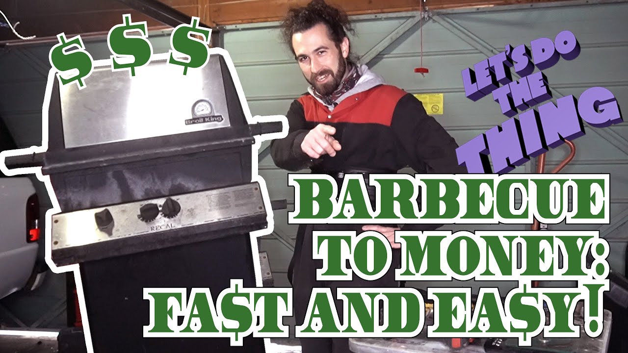 Scrapping A Barbecue Fast And Safe! Scrap Aluminum And Brass In Less Time!