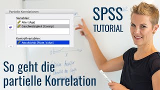 So geht die partielle Korrelation mit SPSS