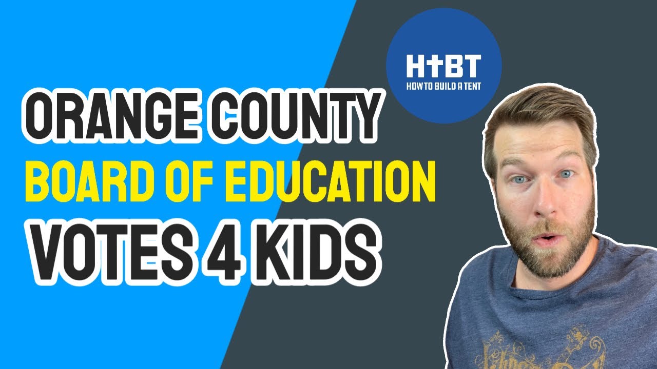 Orange County Board of Education votes for kids - YouTube